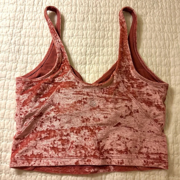 lululemon athletica Tops - Lululemon Special Edition💕 Align Tank *Crushed Velvet - Soft Cranberry 6